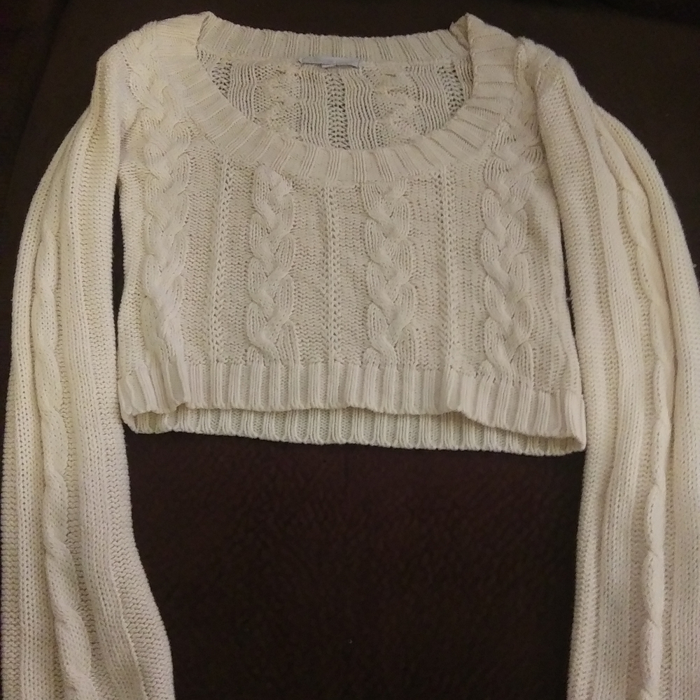 Mid-Rise Cablenit Sweater